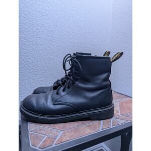 Doctor Martens Airwave Black Lace-Up Combat Boots Sz 6